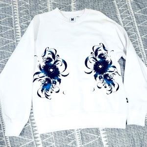 RARE NWT BTS Pop-Up Shop MOTS Black Swan SweatshirtVer 01M. SZ:L C:White. NOW$79